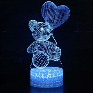 Bamse 3D lampe